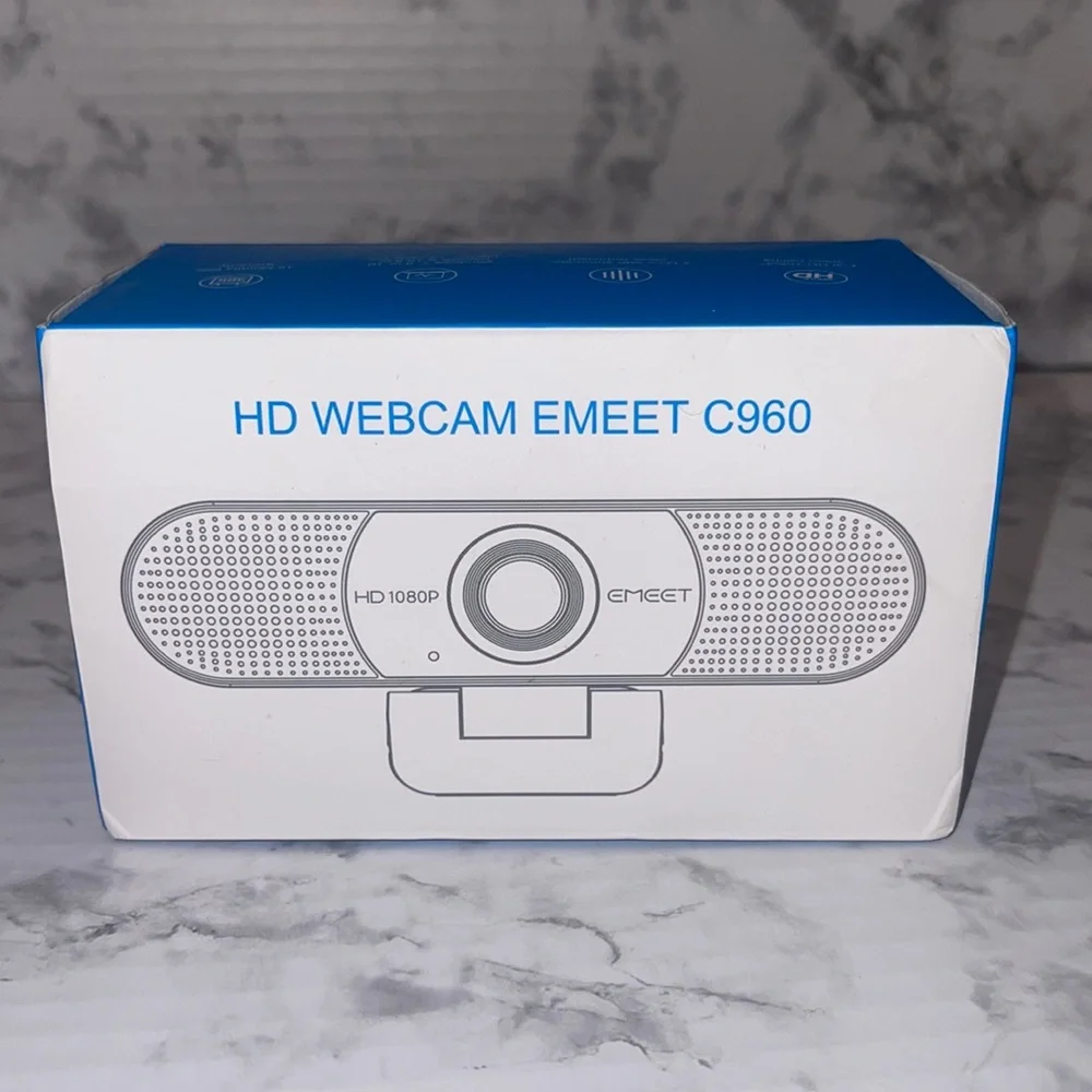 New- EMEET HD Webcam C960 with microphone 90 degree view